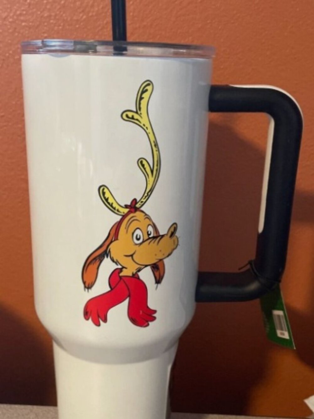 Grinch Max Christmas Stainless Steel Tumbler 40 oz Dr Seuss Hot Cold Coffee NEW